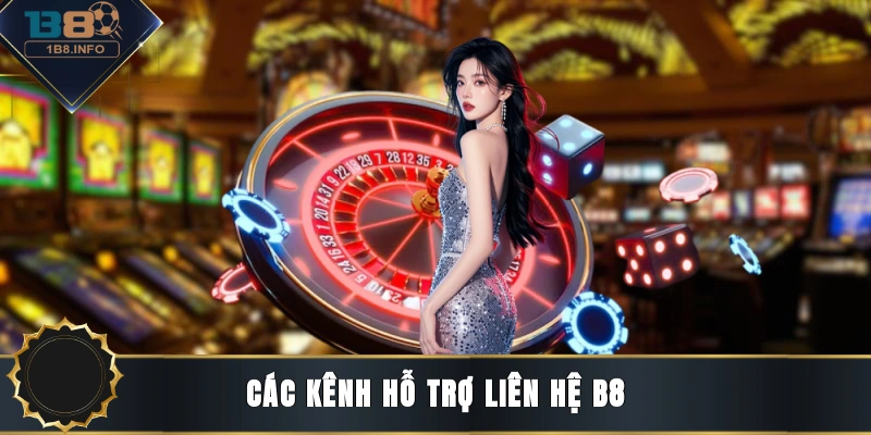 Các kênh hỗ trợ liên hệ B8